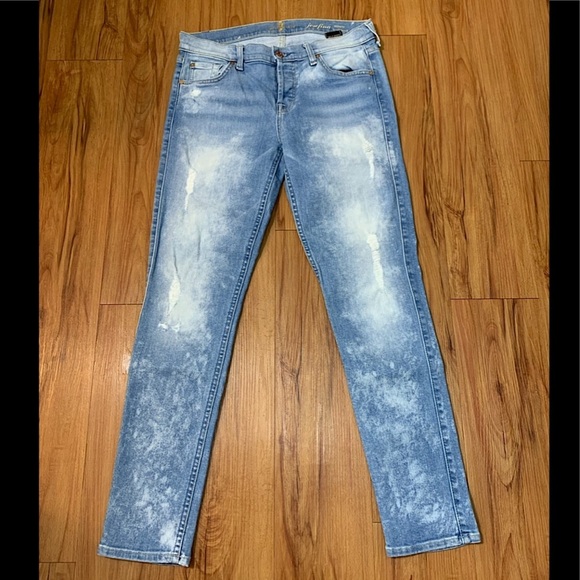 7 For All Mankind Josefina Skinny Boyfriend Jeans - Picture 3 of 14